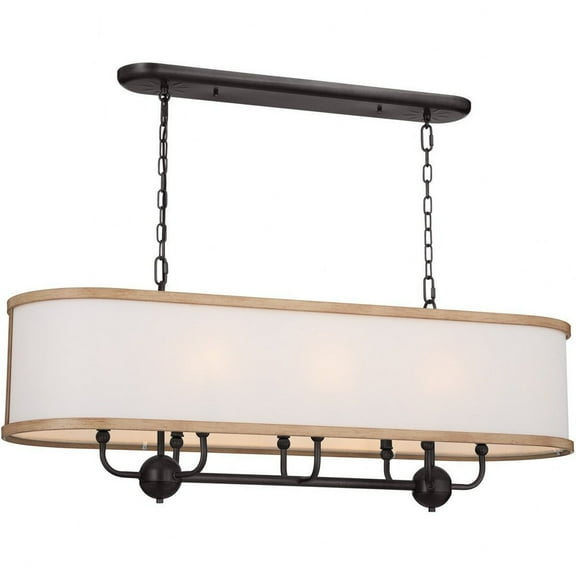 Kichler Lighting - Heddle - 8 Light Double Linear Chandelier In Homestead