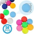 thumbnail image 2 of Circles 40mm Ping Pong Balls 50 Pack Colored Table Tennis Balls for Games Arts Pong Balls, Party ,Pet ,Toys ,Teachers , School Activities, Cat Toys, 2 of 6