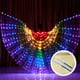 thumbnail image 1 of Xihbxyly Poncho con Alas Led, Diseño de Luces de Colores, Bajo Voltaje Seguro, Varilla Telescópica Opcional, Disfraz de Halloween, Fiesta de Navidad, Actuación Escénica, Tamaño 43 X 86 Pulgadas, 1 of 7