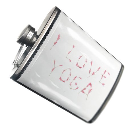 

NEONBLOND Flask I Love Yoga Pink Flamingo Flowers