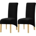 thumbnail image 1 of Funda para silla con respaldo alto y grueso grande, funda polar elástica para silla, para comedor, cocina, Banqu, 1 of 1