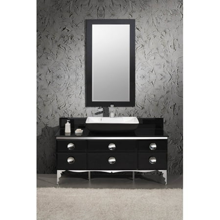 Fresca Moe 59 Single Modern Gl Bathroom Vanity Set With Fresca Moe 59 Single Modern Gl Bathroom Vanity Set With Mirror