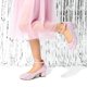 thumbnail image 2 of Zapatos de Vestir para Niñas DREAM PAIRS KKUMPU2502 Tacones Gruesos Rosados, 2 of 8