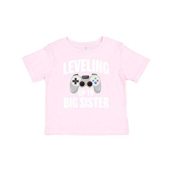Inktastic Leveling Up to Big Sister Girls Baby T-Shirt