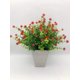 thumbnail image 1 of Simulación de planta verde, 7 cabezas, 35 mallas, eucalipto, camelia, flor artificial, flor de plástico, flor decorativa, 1 of 6
