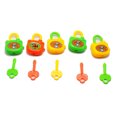 thumbnail image 2 of Cheers 5 Pcs/set Mini Serrure en Plastique Colorée avec Clé Jouets Éducatifs pour Enfants Cadeau, 2 of 2