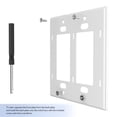 thumbnail image 2 of LSU Tigers Basketball Design Double Toggle Light Switch Plate, 2 of 4
