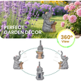 thumbnail image 5 of Solar Garden Decor Watering Elephant, Outdoor Statue Solar Light Decoration, Housewarming Gift, Birthday Gift for Women, Mom, Grandma, 5 of 8