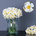 thumbnail image 5 of Morttic 6PCS Artificial Daffodil Flowers Narcissus Spring Flower Silk Flower Arrangement for Home Wedding Decor, White, 5 of 7