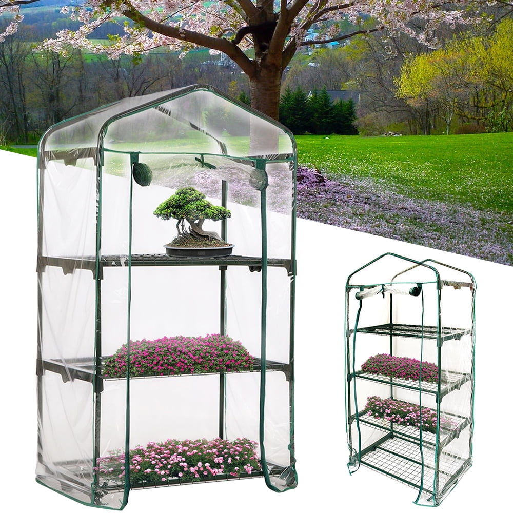 HOTBEST 4Tier Mini Greenhouse Cover,60<em>26</em>20in Outdoor