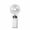 White, variant on Portable Fans Under $50, Hwkond Digital Display Folding Fan USB 5-speed Rechargeable Small Fan Portable Handheld Fan