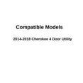 thumbnail image 3 of OE Chrome Moulding Style Privacy Driver Left Side Quarter Window Glass Compatible with Jeep Cherokee 2014-2018 Models (Not For Grand Cherokee), 3 of 5