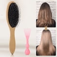 thumbnail image 4 of Peine para Masaje Del Cuero Cabelludo Con Cerdas Y Herramienta Limpiadora Barbería Casera, 4 of 9