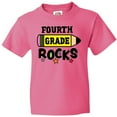 thumbnail image 3 of Inktastic 4th Grade Rocks with Pencil and Stars Youth T-Shirt, 3 of 5