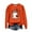 Orange, variant on Womens' Oversized Halloween Sweatshirt Funny Pumpkin Sweatshirt Shirt Hocus Pocus Pullover Top Brown M