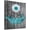 Daisy Flower Teal Bathtub, variant on Bathroom Wall Art Daisy Canvas Pictures Modern Flower Bathtub Artwork Rustic Wood Board Background Contemporary Wall Art Decor Bedroom Living Room Office Home Framed Ready to Hang Blue 12" x 16"