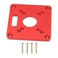 thumbnail image 2 of Placa de inserción de la mesa del enrutador anodizado duro Fácil de alinear 2 escalas Máquina de recorte de aleación de aluminio Tablero abatible Taladro preciso que no se Fugacal Otros, 2 of 8