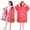 Hot Pink, variant on Catalonia Swim Parka Kids with Hood, Lightweight Youth Surf Swim Jacket, Waterproof & Warm Sherpa Lined Swim Coat for Boys Girls, Changing Poncho Robe for Pool Beach Stadium, Blue, 9-13 Years