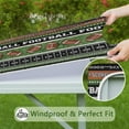 thumbnail image 6 of Colorful Football Field and Balls Pattern Square Fitted Tablecloth with Elastic Edge,Square Table Cover,Washable Elastic Table Cover for Home Kitchen Party Decor 34"x34", 6 of 6