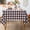 Black, variant on Plaid Fall Tablecloth Thanksgiving Rectangle 60x84 Inch, Rust Orange Table Cloths Autumn Decorations, Polyester Fabric Table Cover for Harvest Party Dining Farmhouse Kitchen Decor