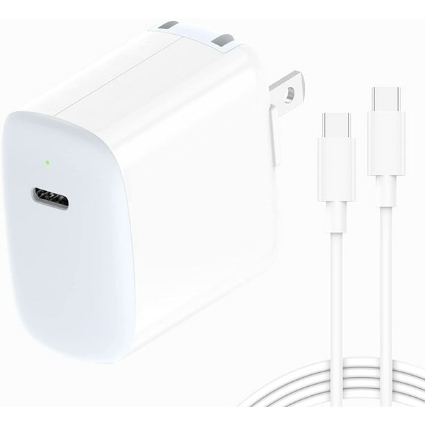 Adaptateur secteur chargeur rapide USB C 30W pour iPad Pro 12.9/ 11 pouces  2021/ 2020/ 2018, iPad Air 4, compatible avec MacBook 