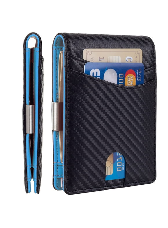 Mens Wallet Money Clip Inside