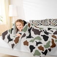 thumbnail image 4 of jejeloiu Wild Mallard Duck Twin Comforter Sets,Gray Green Brown Bedding Set For Kids Reversible 2-Piece, 4 of 8