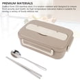 thumbnail image 3 of 316 Stainless Steel BentoBox, 3 Compartment 1000ml Lunch Box Lunch Containers with Insulated Bag, Utensils, Portable Lunch Food Container for Adults Kids School, 3 of 7