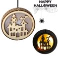 thumbnail image 1 of Mom's Best Letreros LED de madera para colgar en la pared de Halloween, 1 of 2