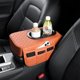 thumbnail image 3 of Funda para reposabrazos de coche, impermeable, funda para consola central, de piel sintética, con portavasos, accesorios para el interior del coche, 3 of 4