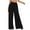 Black, variant on jovati Wide Leg Pants for Women High Waist Fashion Women Summer Casual Loose Pocket Solid Trousers Wide Leg Pants