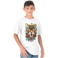 thumbnail image 5 of Stay Wild Tiger Head Rose Tattoo Crewneck T Shirts Boy Girl Teen Brisco Brands S, 5 of 6