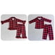 thumbnail image 2 of Conjunto de ropa de dormir de Navidad para niños, cárdigan a cuadros rojo y negro, Tops y pantalones a juego para bebés, pijamas para niños pequeños, 2 of 4