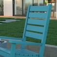 thumbnail image 6 of Emma + Oliver Contemporary Rocking Chair, All-Weather HDPE Indoor/Outdoor Rocker in Blue, 6 of 11