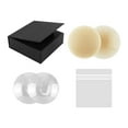 thumbnail image 1 of Autocollants de Couvre-Mamelons Confortables Réutilisables Coussinet Mammaire en Silicone Respirant Mamelon 10 cm, 1 of 8