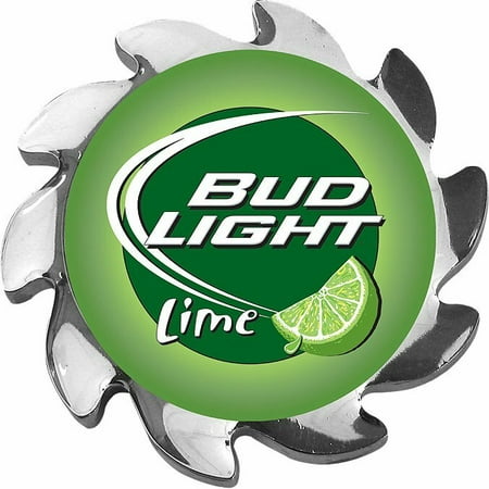 Trademark Poker Bud Light Lime Spinner Card Cover, Silver