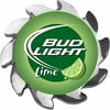 Trademark Poker Bud Light Lime Spinner Card Cover, Silver