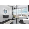 thumbnail image 5 of Amazon 30" Black Wood Floating Vanity with White Top and Black Trim, 5 of 10