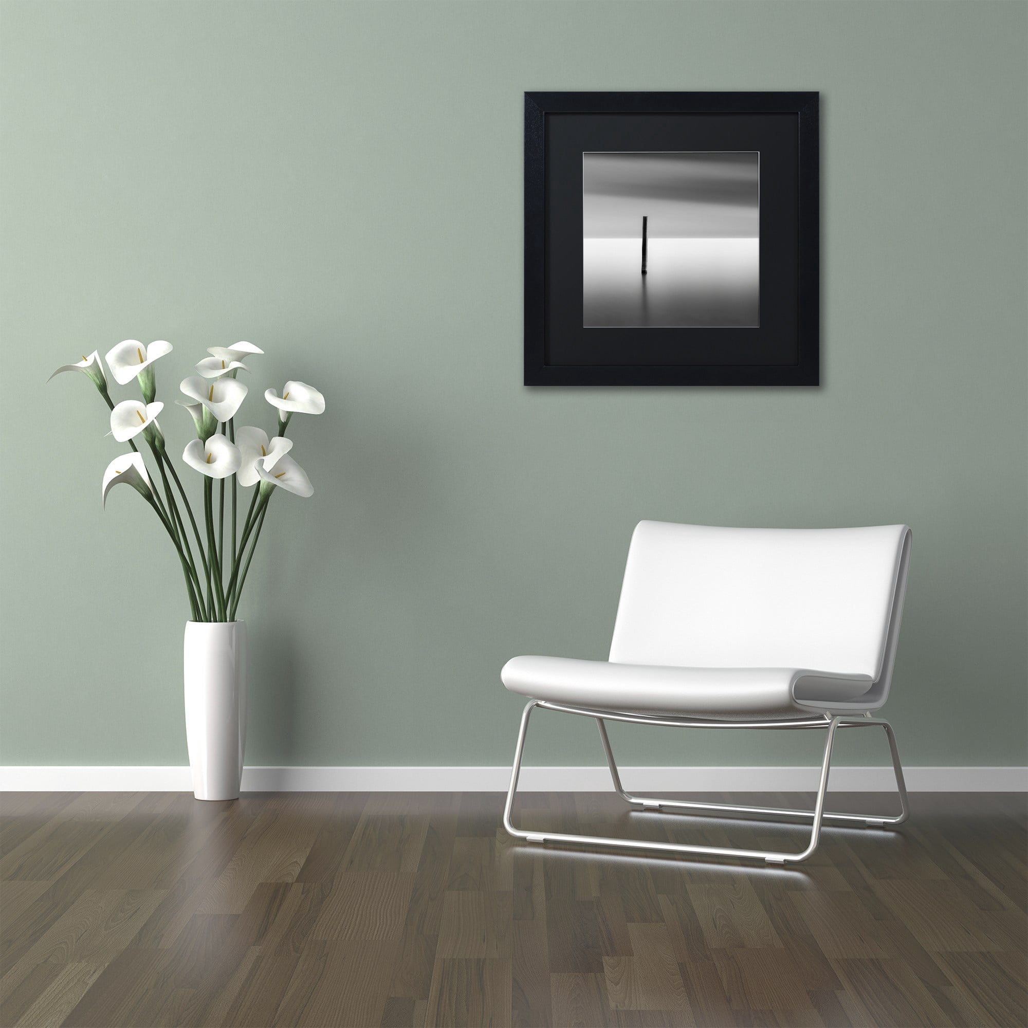 Trademark Fine Art "Pipe Dream" Canvas Art by Dave MacVicar, Black Matte, Black Frame