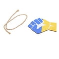 thumbnail image 2 of Adornos de madera Bandera Colgante Artesanía fina Collar de madera compuesta Colgante Respetuoso con el medio ambiente Joyería reutilizable ANGGREK  Otros, 2 of 8