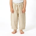 thumbnail image 6 of JFOPQVSM Classic Casual Pants for Boys Thin Cotton Stripe Elastics Waist Spring Summer Trousers Toddler Long Pants (0-8Y), 6 of 9