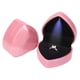 thumbnail image 1 of Anillo En Forma De Corazón Con Pantalla De Luz Led Joyero De Almacenamiento Bolsa De Anillo Regalo De Cumpleaños Yuarrent HA042205-02, 1 of 6