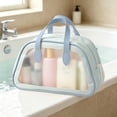 thumbnail image 5 of Clear Waterproof Travel Bag Transparent Makeup Organizer with Handle Large Capacity Portable Toiletry and Cosmetic Wash Bag for Travel, 5 of 6