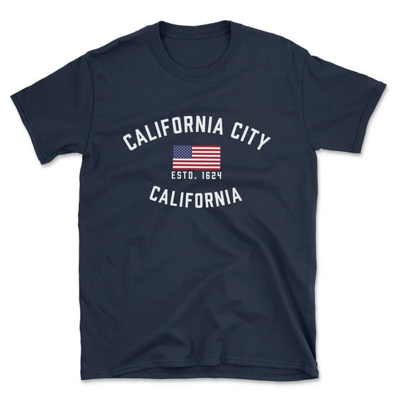 California City California Patriot Men's Cotton T-Shirt