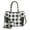 Checkered Olive, variant on Bonita Checker Women's Tote Bag with Wristlet Wallet, Vegan Leather 2Pcs Shopper Handbag Set by Mia K . - Olive
