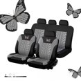 thumbnail image 3 of Funda de asiento de coche con ranuras en forma de mariposa Funda de asiento de coche universal Four Seasons, 3 of 5