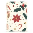 thumbnail image 7 of FORMRS 1-Subject Spiral Notebook 8" x 5" College Ruled 60 Refillable Sheet A5 Hard Cover, Beige Christmas Candy Canes, 7 of 7