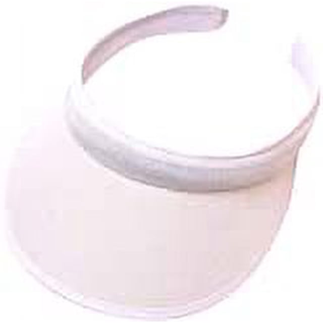 Womens Ultrabraid Visor with Ribbon Binding, and Sweatband