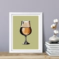 thumbnail image 3 of Designs ByLITA Wine Glass, 5 x 7 White Wall Print (Framed) | Home Decor, 3 of 7