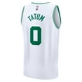 thumbnail image 3 of Men's Fanatics Jayson Tatum White Boston Celtics Fast Break Replica Player Jersey - Association Edition, 3 of 3